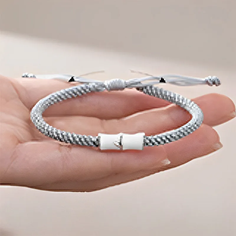 Bamboo Pattern Healing Couple Bracelet with Luck Muse - Image 17