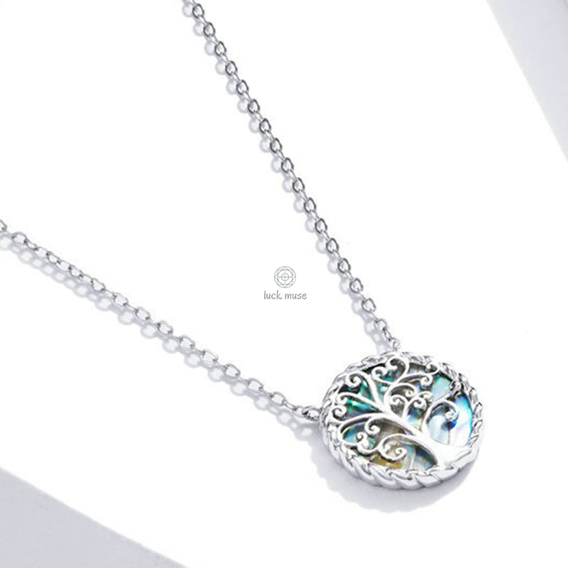 925 Sterling Silver Tree of Life Creation Necklace Pendant - Image 7