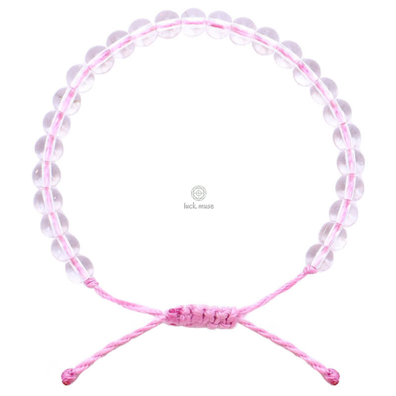 Handmade Glass Beads Braided String Adjustable Bracelet with Luck Muse Essence - Image 7