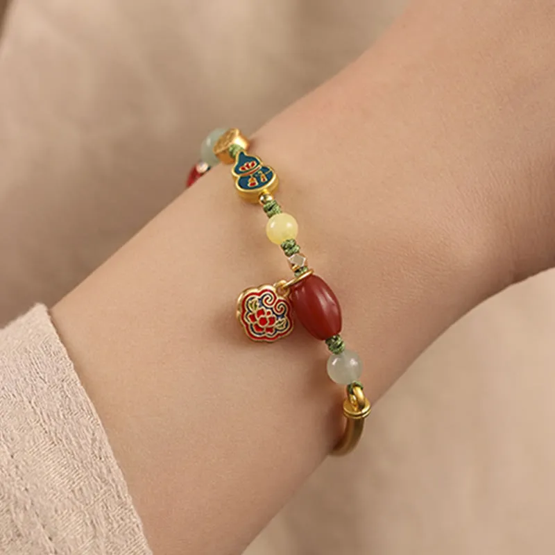 Tibetan Auspicious Clouds Bracelet for Fortune, Happiness, Wealth, and Luck - Image 4