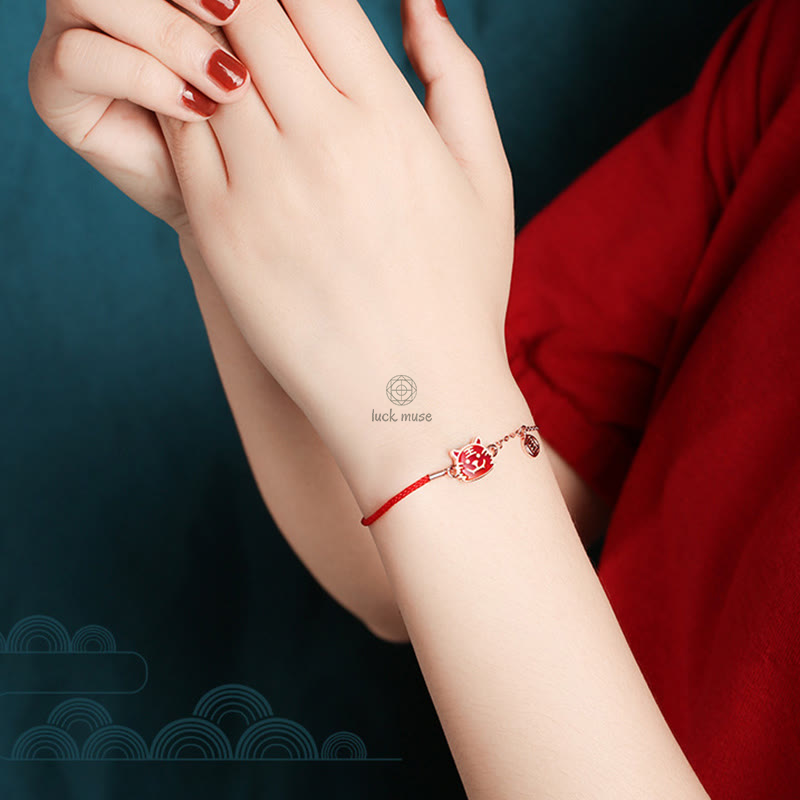 Luck Muse 925 Sterling Silver Color-Changing Chinese Zodiac Lucky Protection Red String Bracelet - Image 13