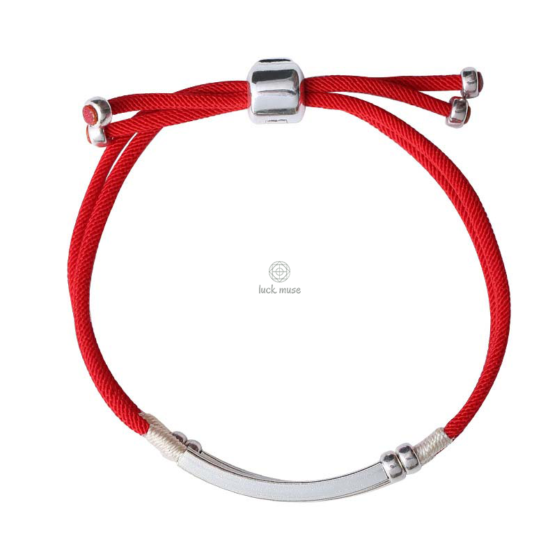 925 Sterling Silver Red String Layered Bracelet by Luck Muse Shop - Image 17