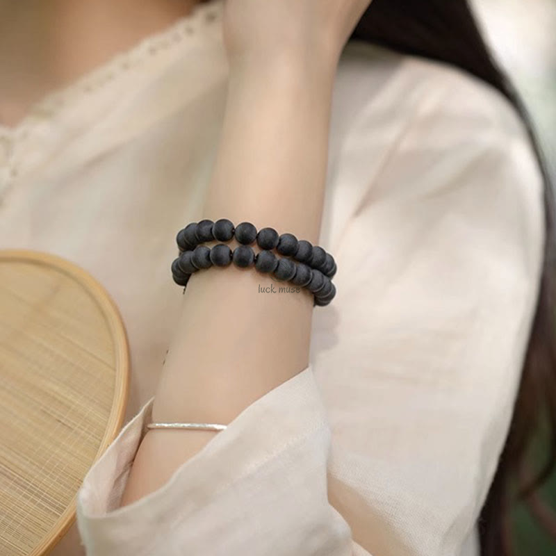 Tibetan Double Layer Bodhi Lotus Healing Bracelet from Luck Muse Shop - Image 6