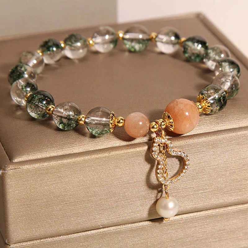 Green Phantom Gourd Charm Buddha Bracelet for Confidence - Image 5