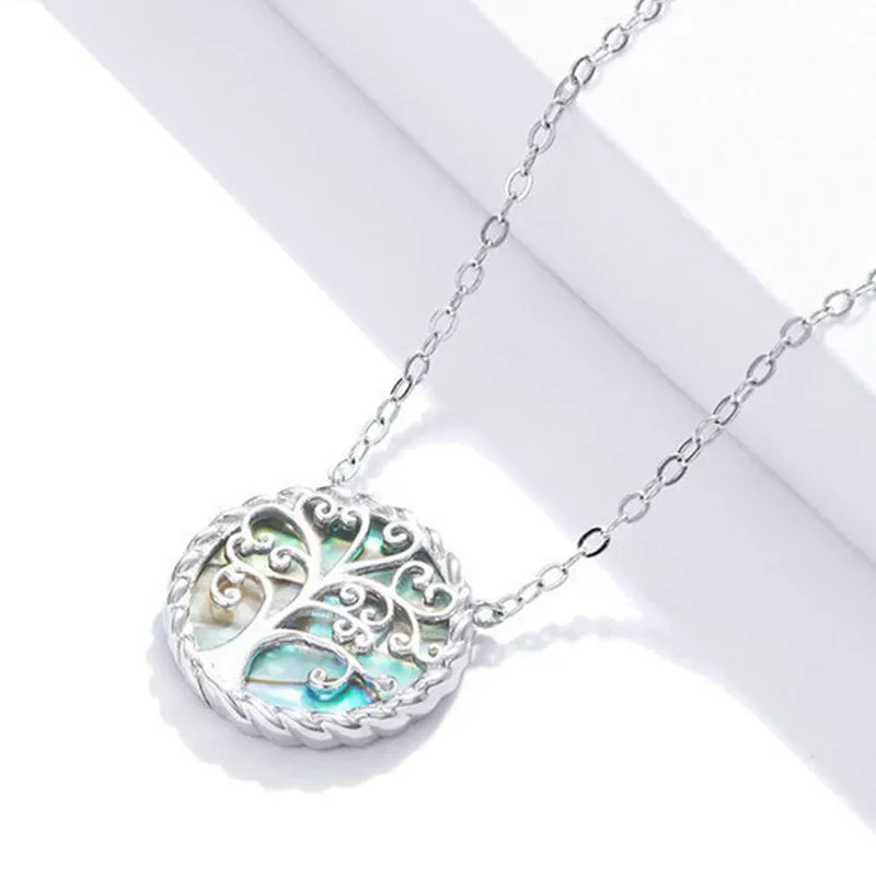 925 Sterling Silver Tree of Life Creation Necklace Pendant - Image 2