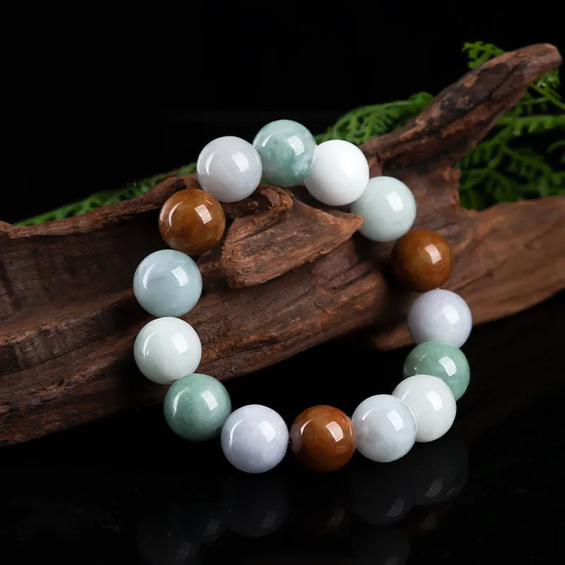 Natural Jade Healing Protection Bracelet - Luck Muse Shop - Image 2