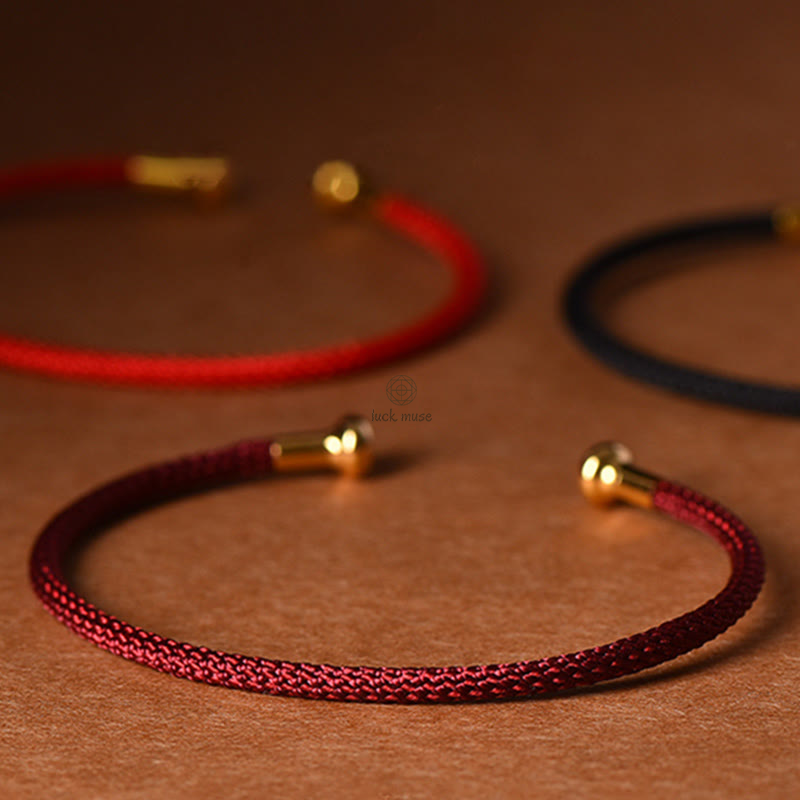 Luck Muse Handmade Luck Braid Cuff Bracelet - Image 10