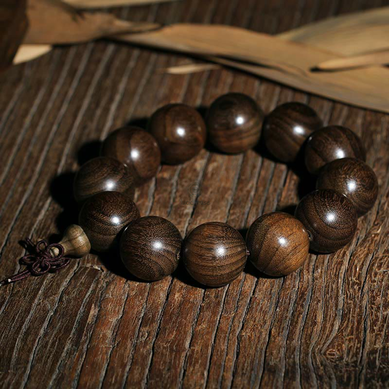 Rare Phoebe Zhennan Wood Blessing Bracelet - Image 5