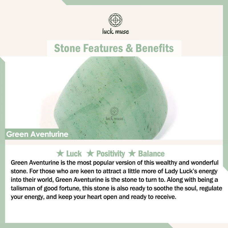 Green Aventurine Balance Necklace Pendant by Luck Muse Shop - Image 6