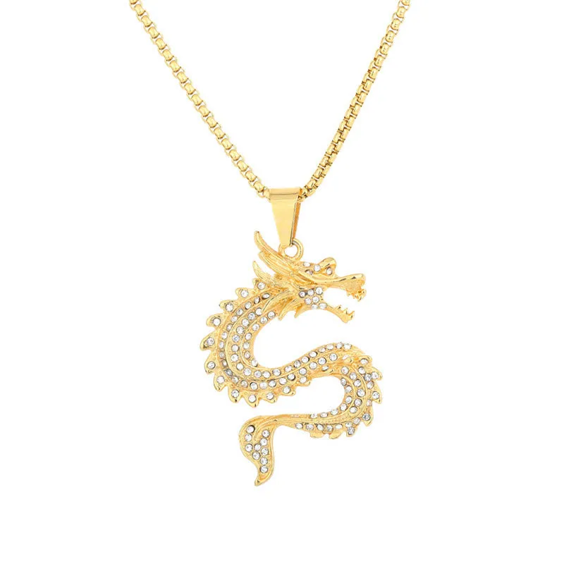 Luck Muse Chinese Zodiac Dragon Zircon Necklace for Protection - Image 5