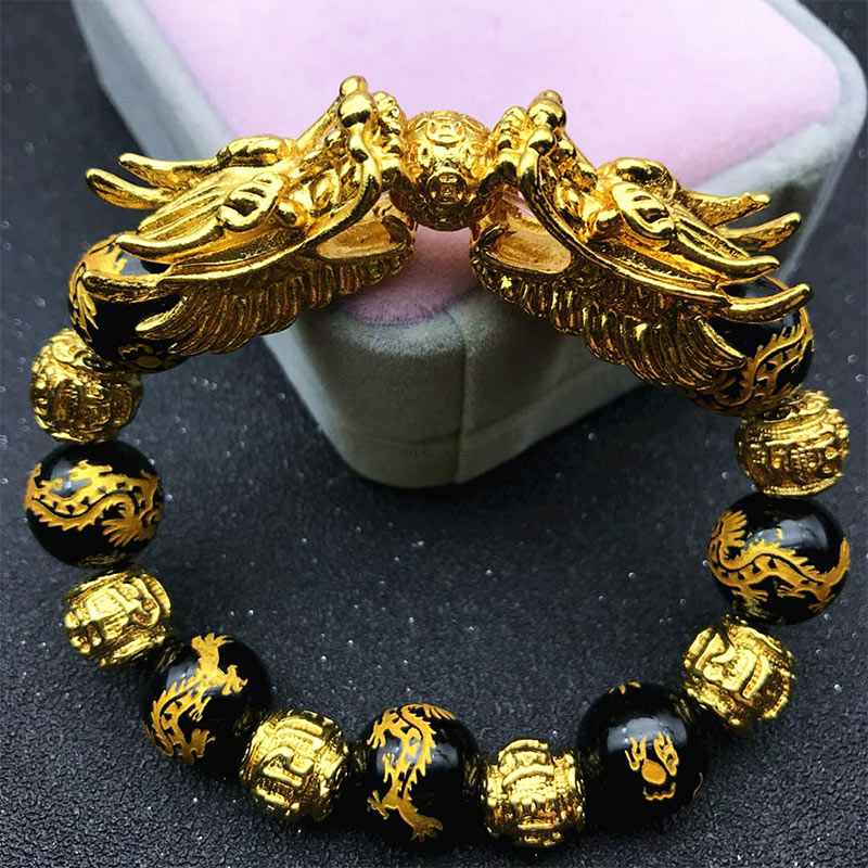 Luck Muse Double Dragon Prosperity Bracelet - Image 9