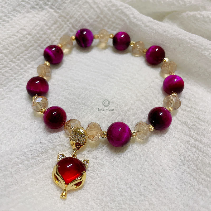 Red Tiger Eye Luck Muse Bracelet for Protection and Self-Confidence - Image 8