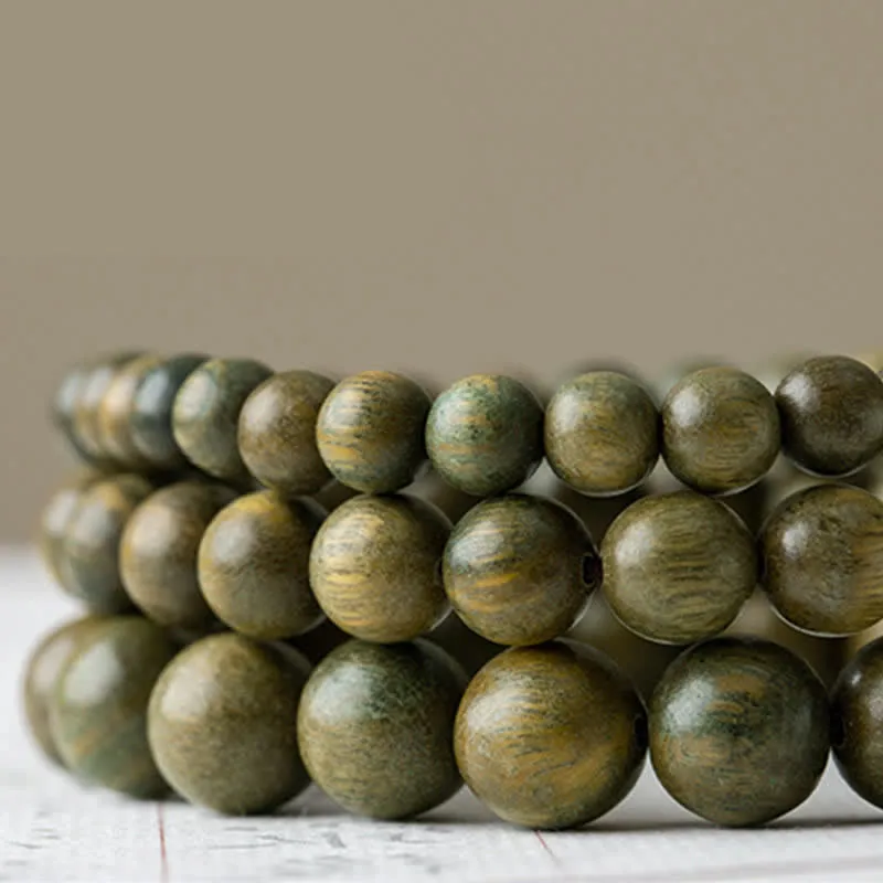 Tibetan Green Sandalwood Healing Bracelet by Luck Muse Shop - Image 21