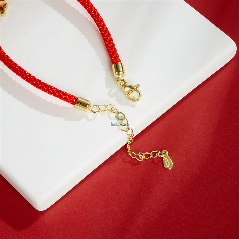 Buddha Chalcedony Luck Koi Fish Wealth Stone Bracelet and Necklace Set - Image 4