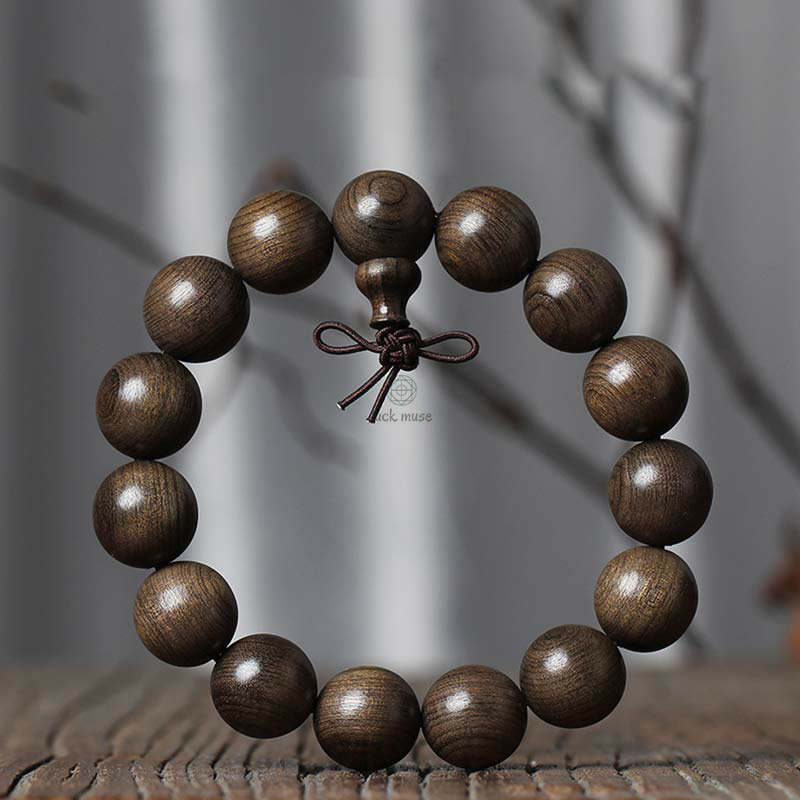 Rare Phoebe Zhennan Wood Blessing Bracelet - Image 2