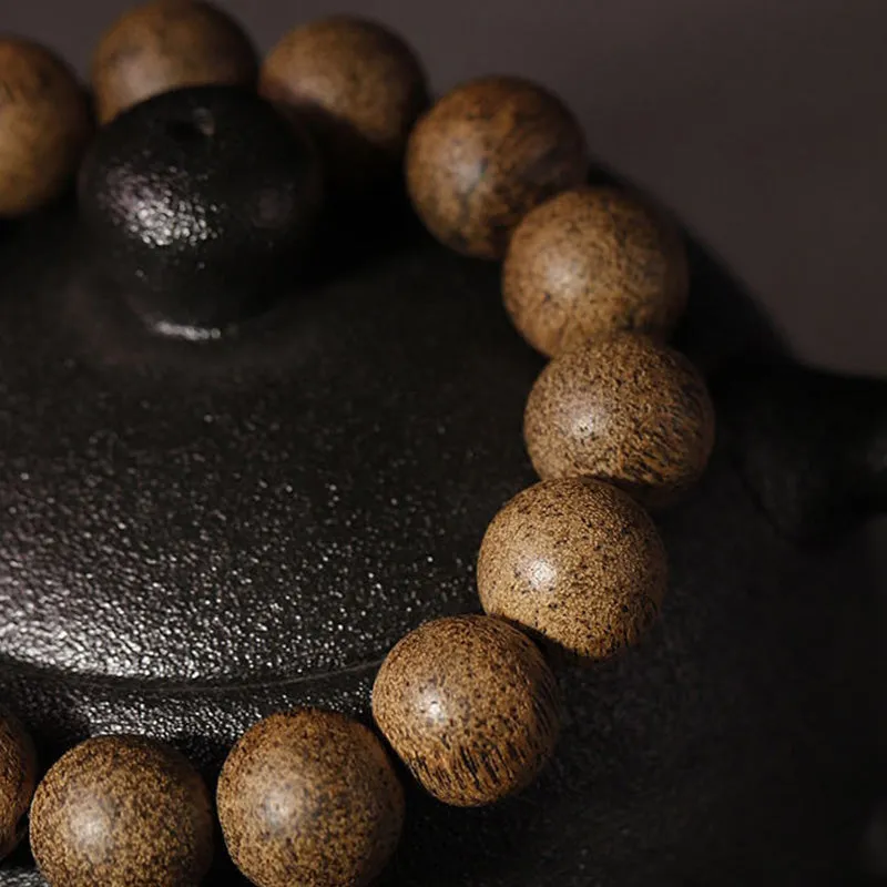 Chinese Zodiac Natal Buddha Agarwood Silver Bracelet for Peace and Calm - Image 18