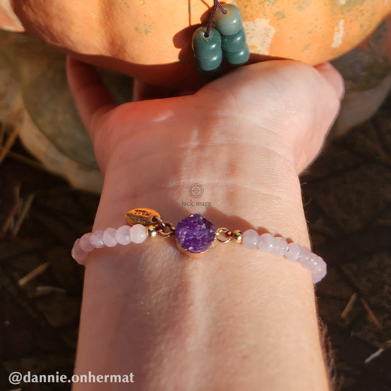 Luck Muse Healing Crystal Charm Bracelet - Image 4