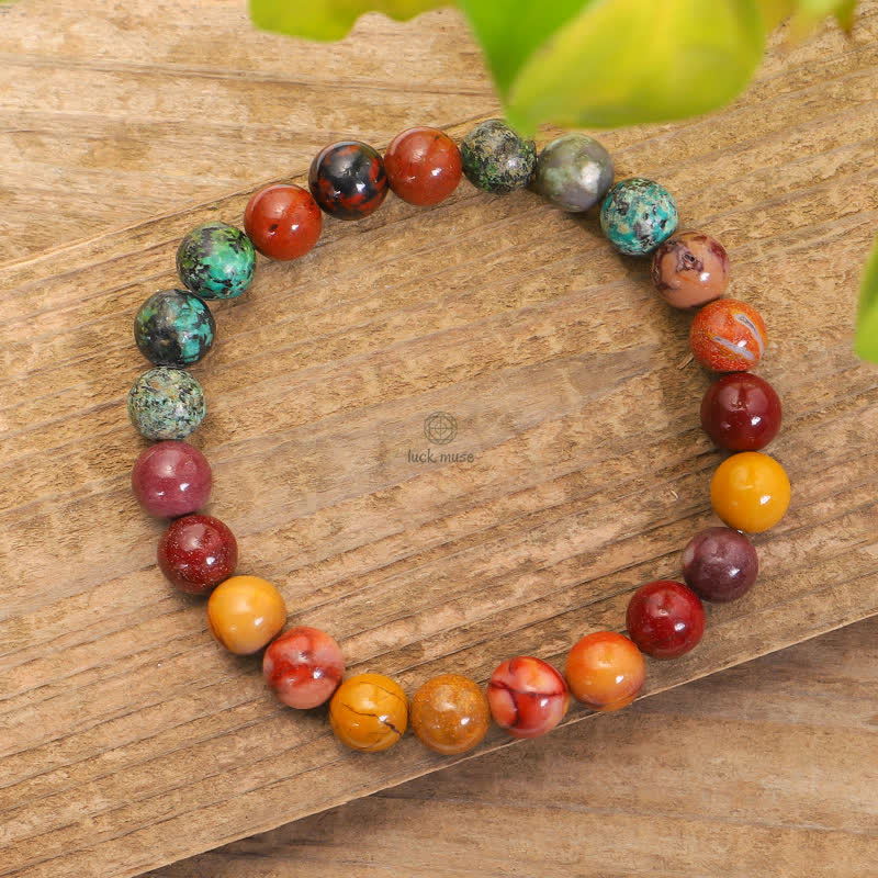Luck Muse 108 Mala Beads for Emotional Growth Bracelet with Tassel Necklace Pendant - Image 3