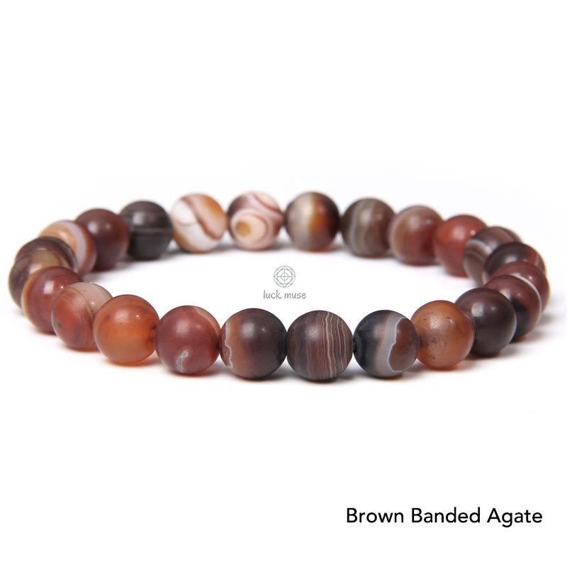 Agate Crystal Balance Beaded Bracelet - Image 6