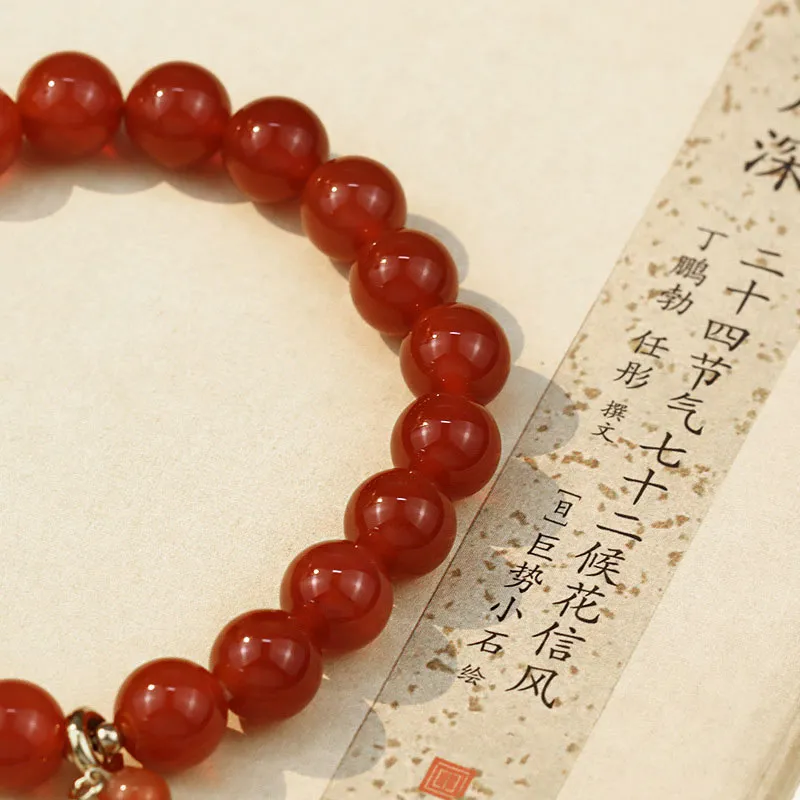 Red Agate Buddha Success Bracelet by Luck Muse Shop - Image 5