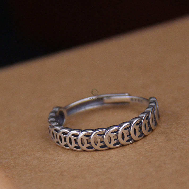 Vintage Copper Coin Luck Ring - Image 10
