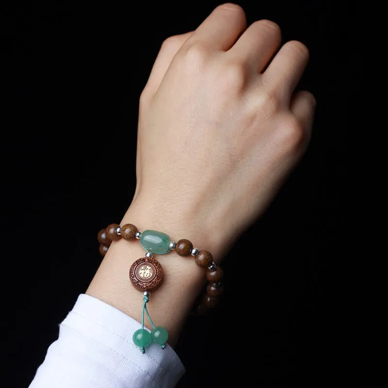 Abelia Biflora Wood Happiness Protection Bracelet by Luck Muse Shop - Image 2