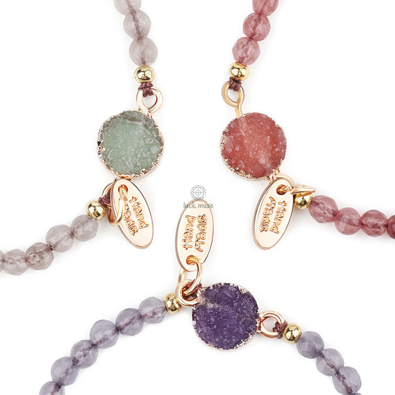 Luck Muse Healing Crystal Charm Bracelet - Image 12