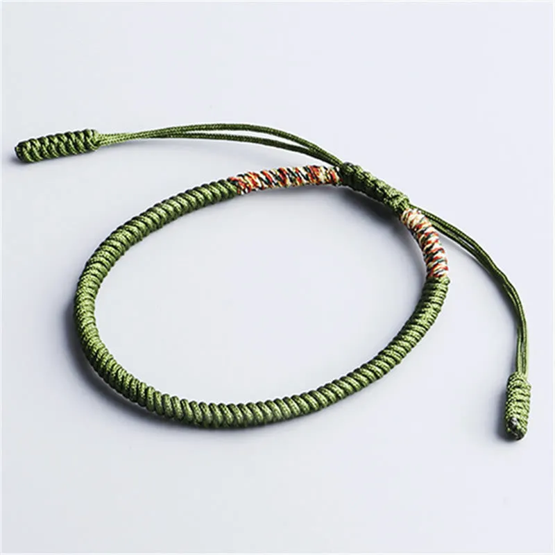 3-Piece Tibetan Handmade Multicolored Lucky King Kong Knot Bracelet - Image 9
