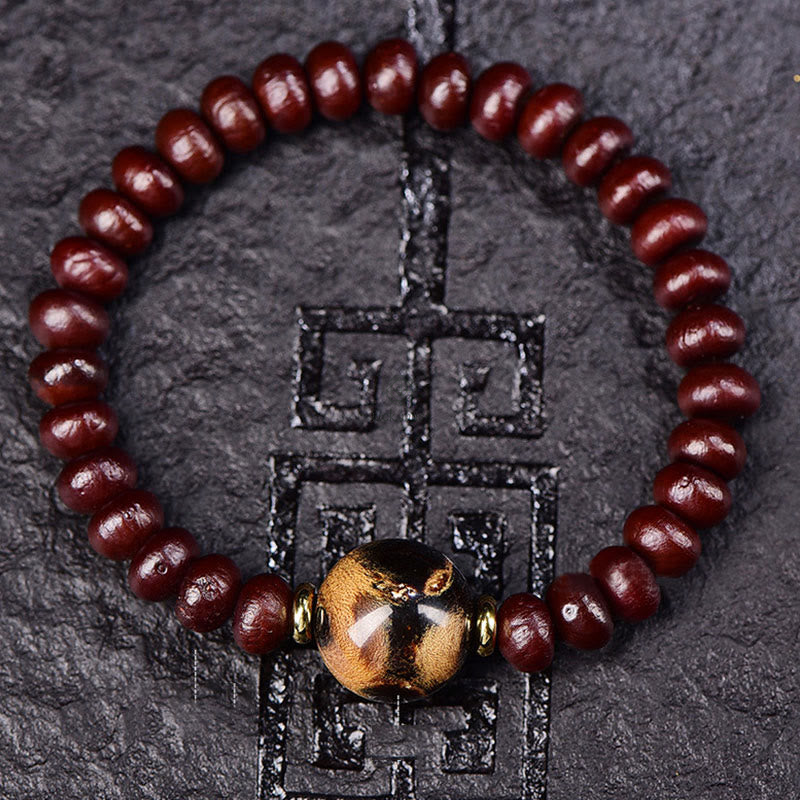 Tibetan Purple Bodhi Seed Harmony Bracelet - Image 8
