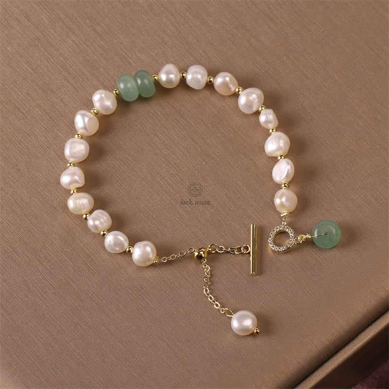 Natural Green Strawberry Quartz Luck Muse Healing Bracelet - Image 8