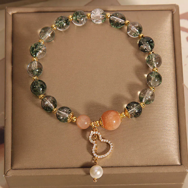 Green Phantom Gourd Charm Buddha Bracelet for Confidence - Image 3