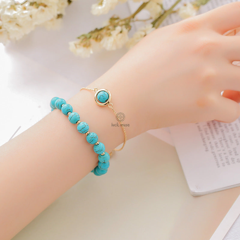 Sun Stone and Strawberry Quartz Crystal Bracelet for Positivity - Image 16