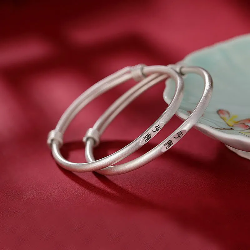 Luck Muse 999 Sterling Silver Kids Child Bracelet for Peace, Joy, and Protection - Image 4