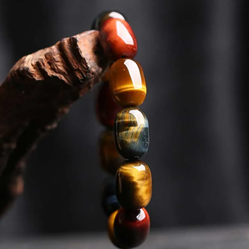 Natural Tiger Eye Healing Protection Bracelet - Luck Muse Shop - Image 4