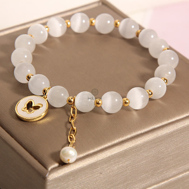 Luck Muse Cat's Eye Butterfly Love Bracelet - Image 6