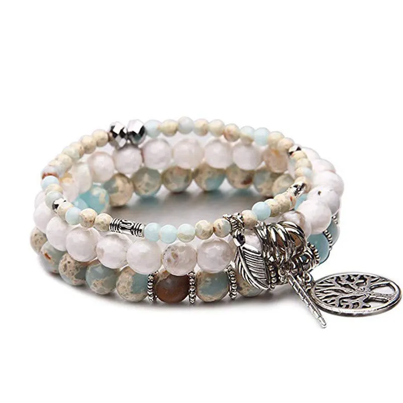 Tibetan Turquoise Tree of Life Balance Bracelet - Image 2