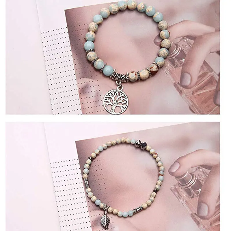 Tibetan Turquoise Tree of Life Balance Bracelet - Image 4