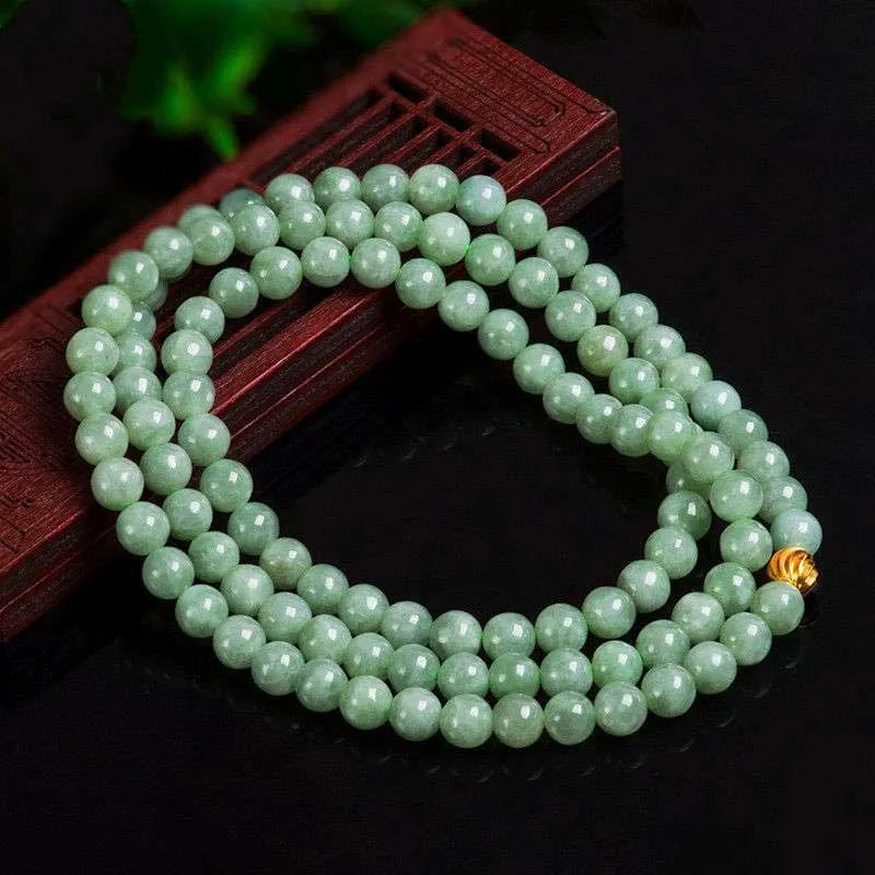 Jade Luck 108 Beads Bracelet Mala Necklace - Image 5