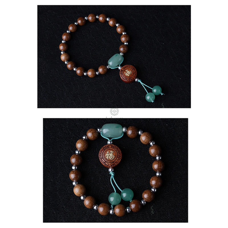 Abelia Biflora Wood Happiness Protection Bracelet by Luck Muse Shop - Image 9