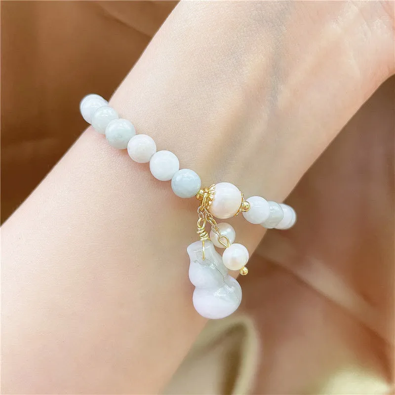 Jade Gourd Blessing Protection Bracelet - Image 4