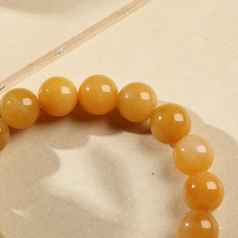 Golden Silk Jade Pixiu Prosperity Bracelet by Luck Muse Shop - Image 4