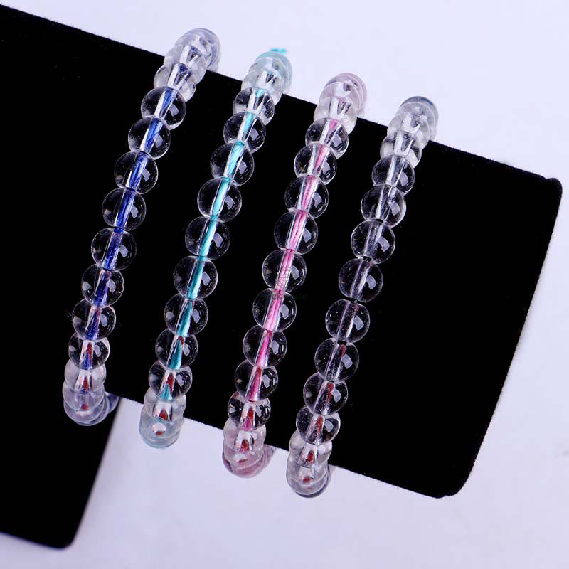 Handmade Glass Beads Braided String Adjustable Bracelet with Luck Muse Essence - Image 2
