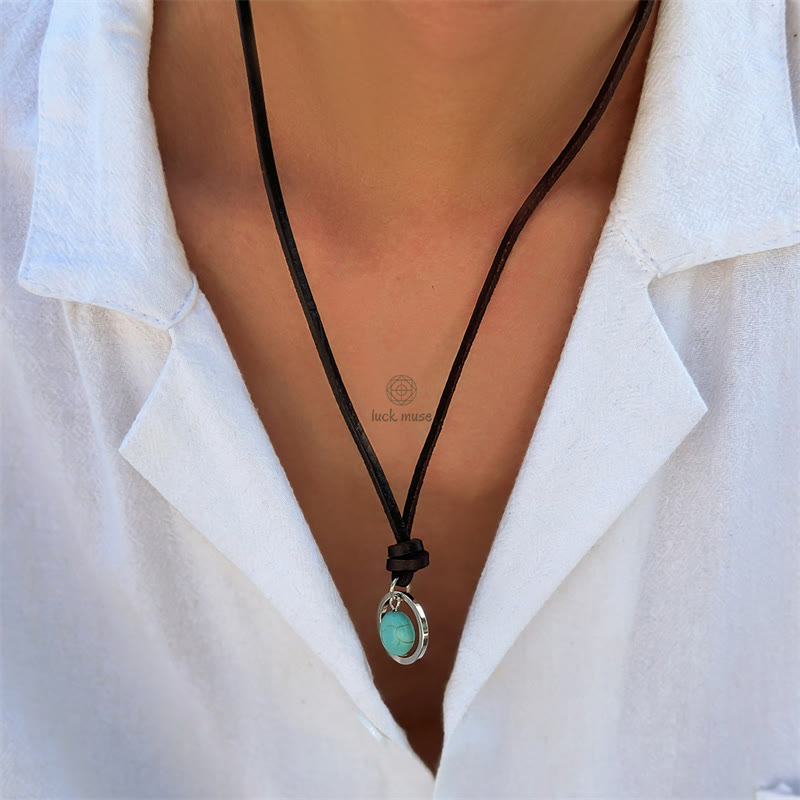 Luck Muse Turquoise Protection Necklace - Image 9