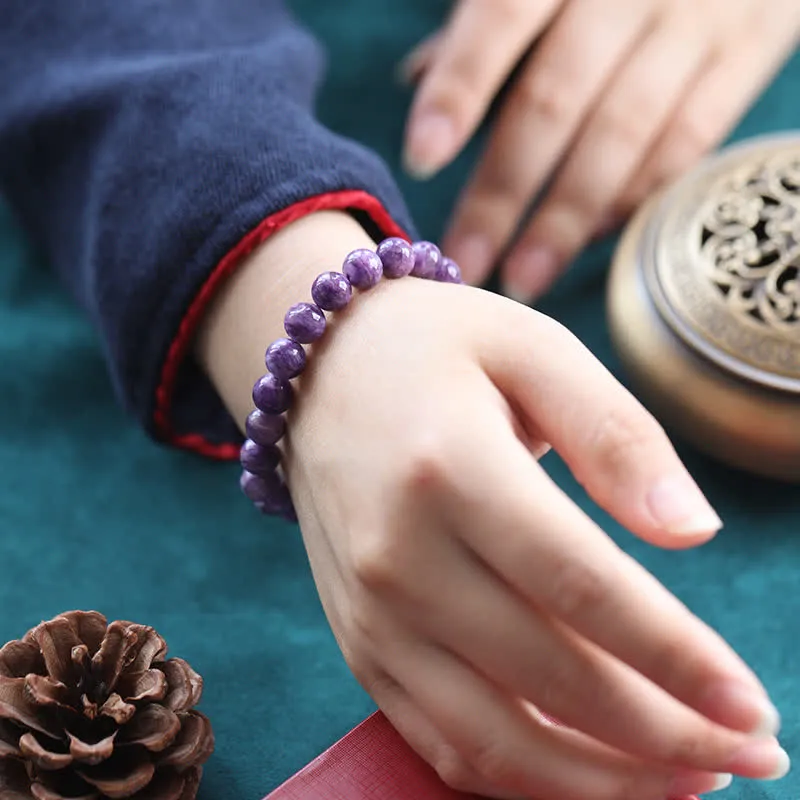 Amethyst Positive Transformation Crystal Bracelet - Image 3
