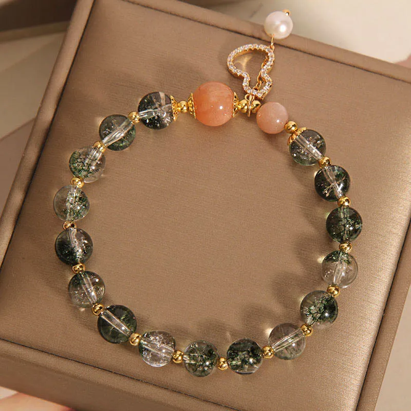 Green Phantom Gourd Charm Buddha Bracelet for Confidence - Image 4