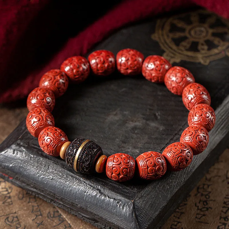 Cinnabar Ebony Blessing Bracelet from Luck Muse Shop - Image 2