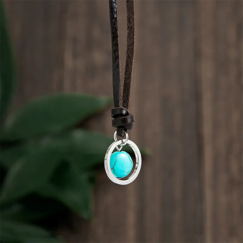 Luck Muse Turquoise Protection Necklace - Image 2