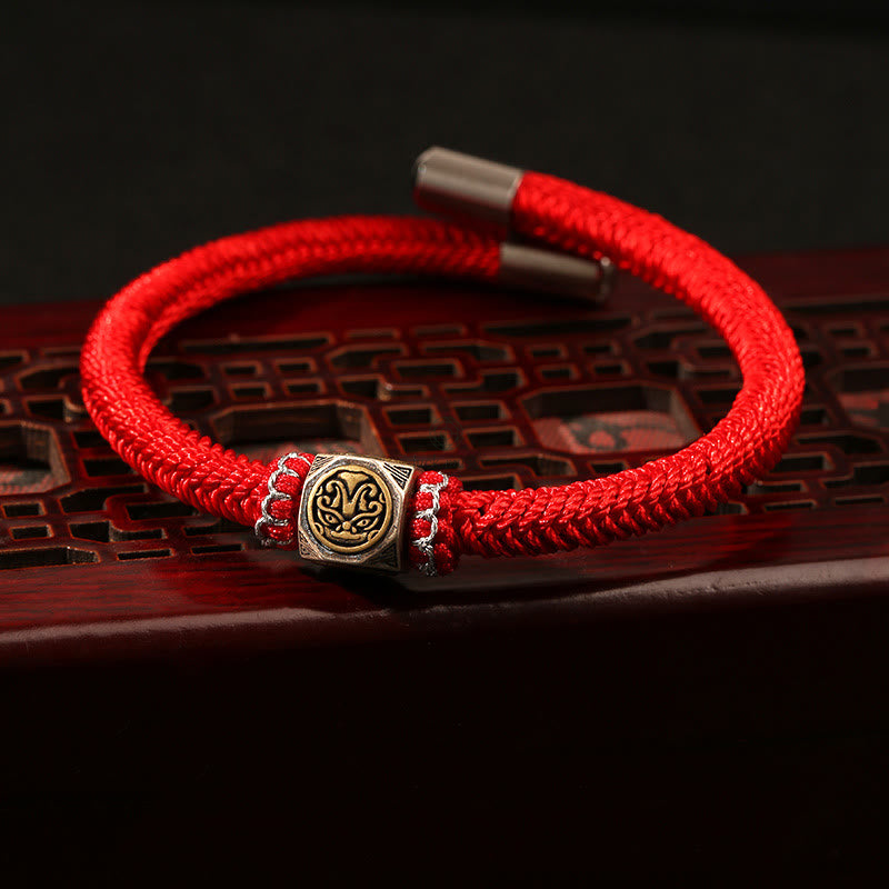 Luck Muse 925 Sterling Silver Knot Bracelet with Faith and Strength - Image 15