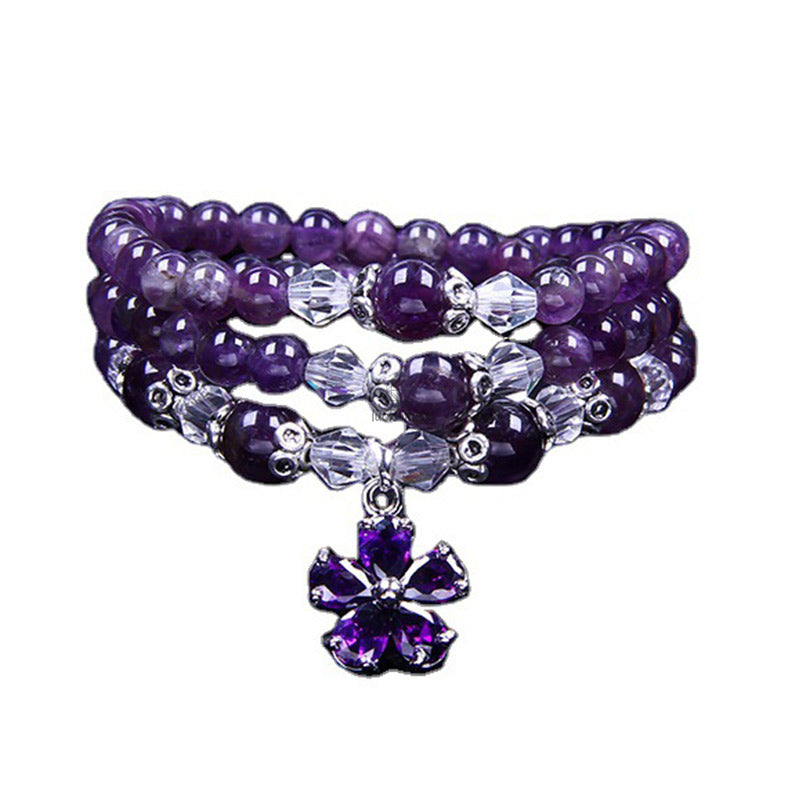 Tibetan Amethyst Blessing Bracelet by Luck Muse Shop - Image 6