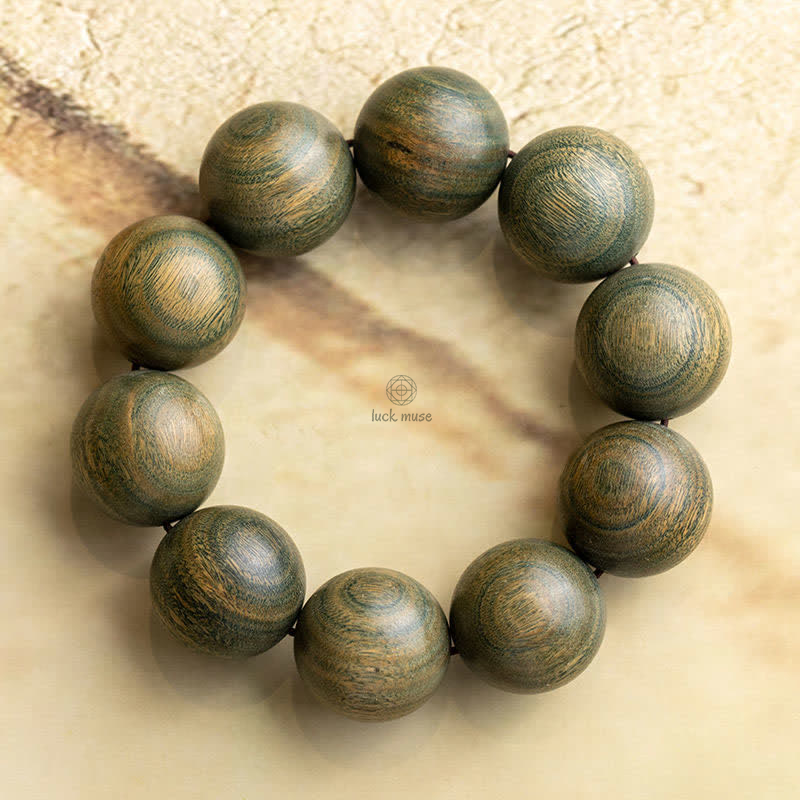 Tibetan Green Sandalwood Healing Bracelet by Luck Muse Shop - Image 20